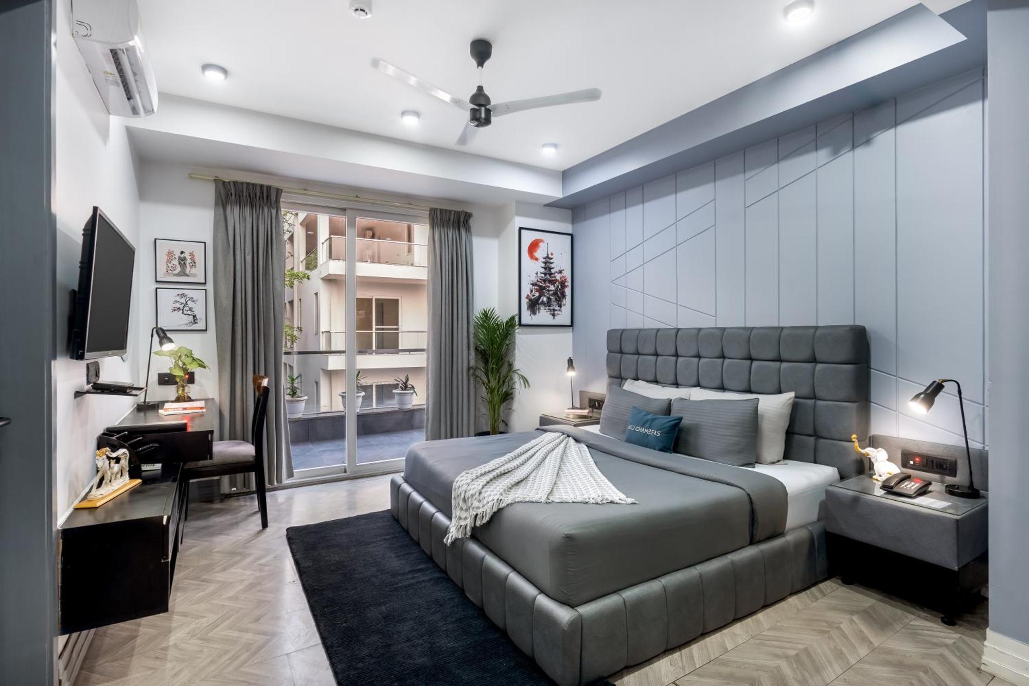 Bedchambers Serviced Apartments - Cyber City คูร์เคาน์ ภายนอก รูปภาพ